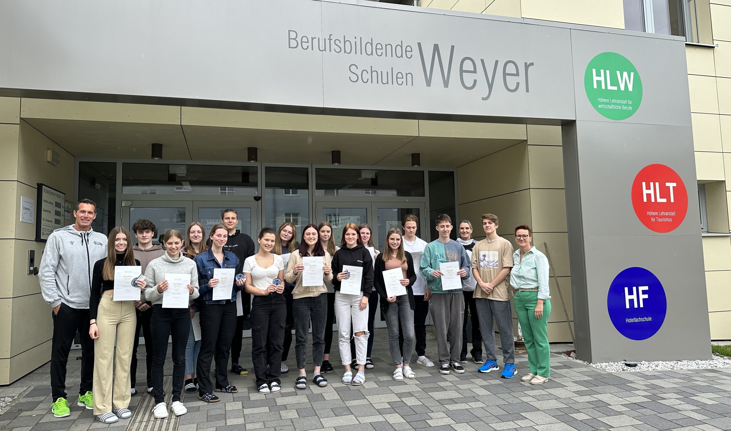 BBS Weyer Fitinstruktor Zeugnis Zertifikat Sport Schüler