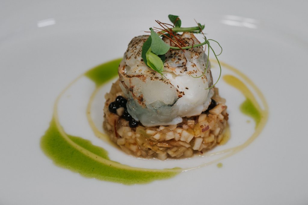 Galadinner 2025, Garnele, Burrata